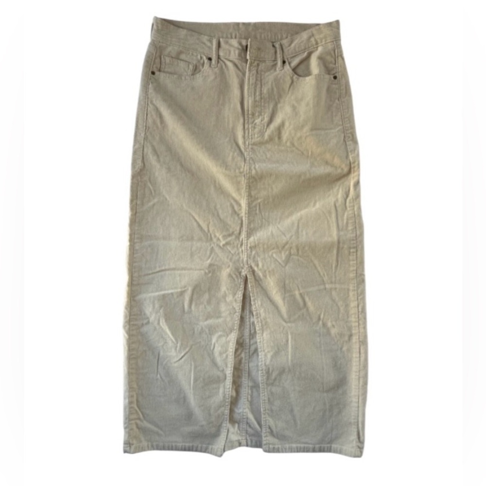 a.n.a. High Rise Corduroy Skirt